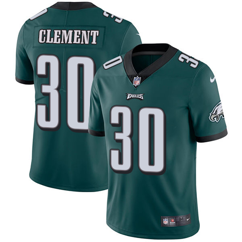Nike Eagles #30 Corey Clement Midnight Green Team Color Men's Stitched NFL Vapor Untouchable Limited Jersey